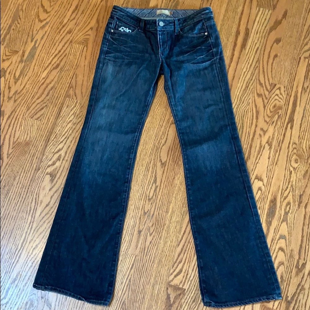 Blue Paige Flare Jeans